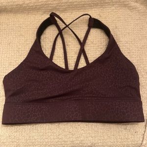 Zyia strappy sports bra.